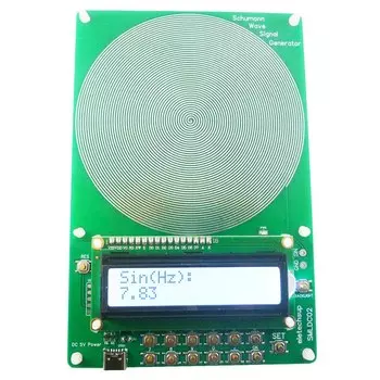 Генератор импульсного резонанса Шуманна, 7,83 Гц, 14,3, 20,8, 27,3 Гц, усилитель частоты земляного резонанса для Hi-Fi улучшения сна