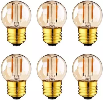 Genixgreen G40 Edison LED Filament мини лампочка 1 Вт