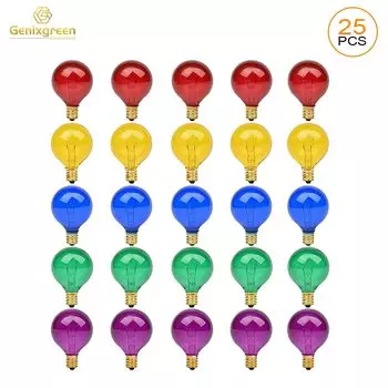 Genixgreen RGB лампочки G40 7Вт