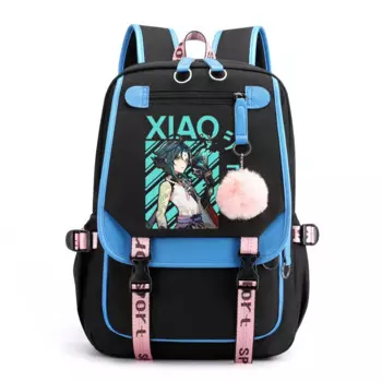 Genshin Impact детский рюкзак для девочек, сумка для начальной школы Genshin Impact, детский USB-водонепроницаемый рюкзак для девочек, школьный рюкзак Mochila