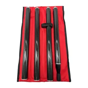 Геодезический столб XMSJ из углеродного волокна 1,8 м, 4 шт.