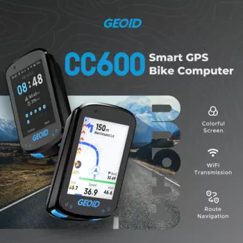 Geoid CC600 умный маршрутный навигационный велосипедный компьютер 11-язычный беспроводной велосипедный спидометр автоматический WIFI ANT + одометр