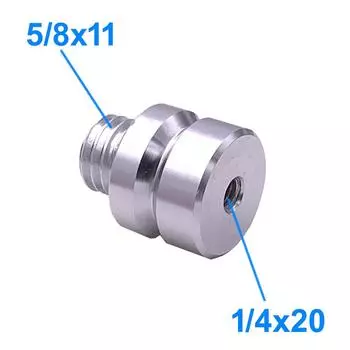 GEOLETO Адаптер переходник 1/4x20 на 5/8x11
