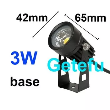 Getefu наружная светодиодная лампа для газона 7Вт/10Вт/12Вт