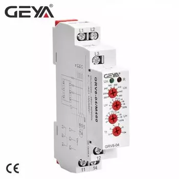 GEYA GRV8-04 трехфазное реле напряжения