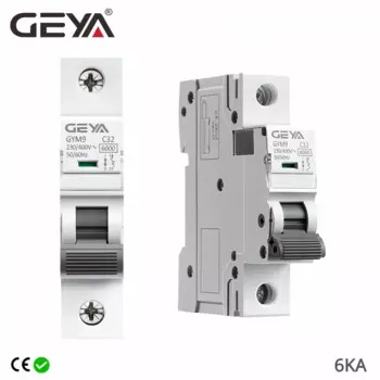 Автоматический выключатель GEYA GYM9 6A-63A