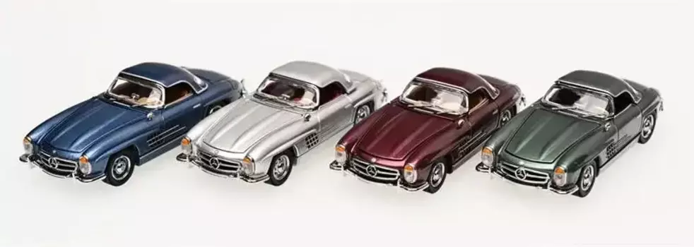 GFCC 1:64 1960 MB 300SL Roaddster limited499 литая модель автомобиля