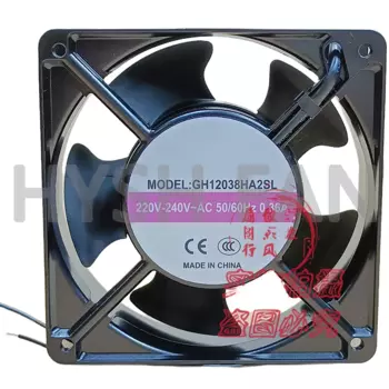 GH12038HA2SL 220 В 12038 малогабаритный осевой вентилятор переменного тока