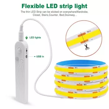 Гибкая светодиодная лента HEGEHE с датчиком движения