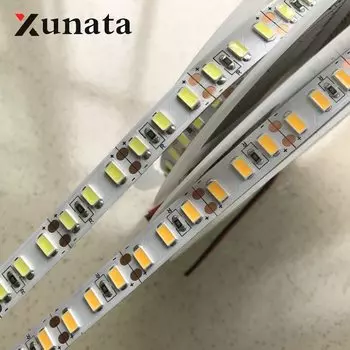 Гибкая светодиодная лента XUNATA 120 LED/м SMD 5730 белая/теплый белый 12В