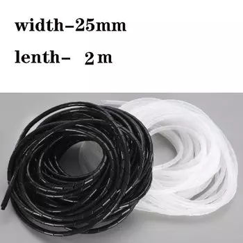 Гибкий спиральный органайзер для кабеля 4/6/8/10/12/16 мм, полипропилен