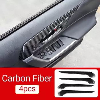 Гибридная накладка на подлокотник двери автомобиля из нержавеющей стали для Toyota RAV4 XA50 2019 2020 2021 2022 2023 2024 RAV 4