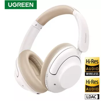 Гибридные наушники UGREEN HiTune Max5 с активным шумоподавлением, беспроводные Bluetooth наушники 90 часов воспроизведения, Hi-Res аудио LDAC
