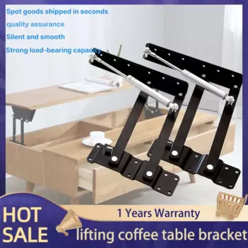 Гидравлическая буферная стойка для чайного столика, настольная подставка, газовая стойка, многофункциональная Обеденная Мебель, складной стол, фурнитура