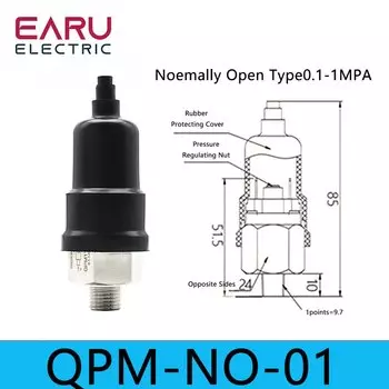 Гидравлический переключатель EARUELECTRIC QPM11-NC/QPM11-NO для воздуха 220V