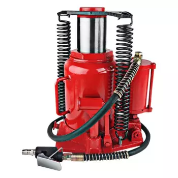 Гидравлический пневматический домкрат для замены шин