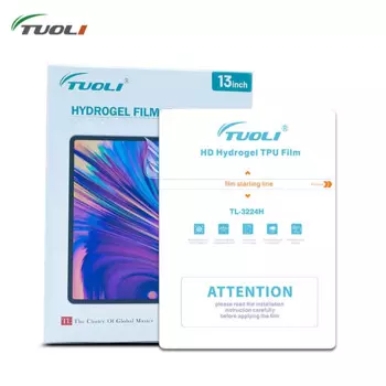 Гидрогелевая защитная пленка TUOLI, устройство для резки, для планшета IPad, 13 дюймов 11 дюймов, TL 568Max TL168 TL518, 50 шт.