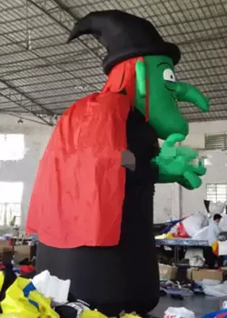 Гигантская надувная ведьма для Хэллоуина, 5 м