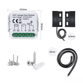 GIRIER Tuya Smart WiFi Контроллер для гаражных ворот