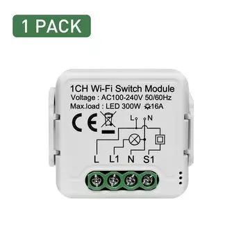 GIRIER Tuya WiFi Модуль Переключателя 16A