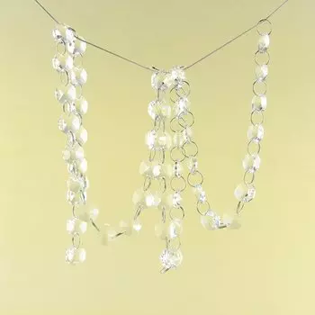 Гирлянда из акриловых бусин 1 метр