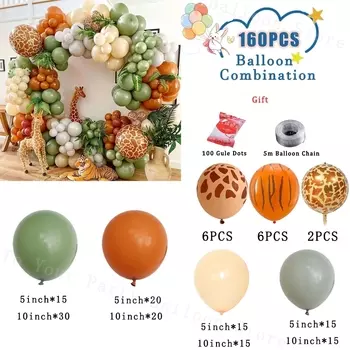 Гирлянда из шаров для дня рождения