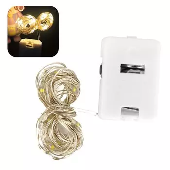 Гирлянда LED OEING теплый свет 1 метр