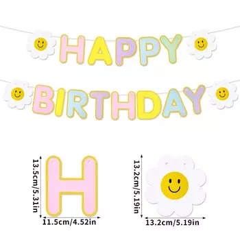 Гирлянда "С днем рождения" joy-enlife