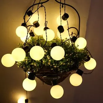 Гирлянда Xsky 20 LED теплый белый 6 м