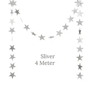 Гирлянды из золотой бумаги 4М