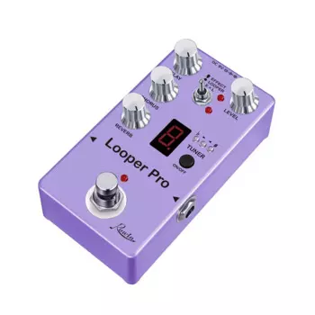 Гитарная педаль эффектов Looper Педаль эффектов Цифровая педаль эффектов ROWIN Looper Pro Tuner Reverb Высокое качество