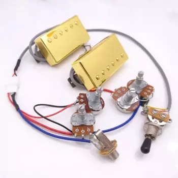 Гитарные звукосниматели 498R/498T Alnico V Набор звукоснимателей для хамбакера 4 провода для запасных частей для электрогитары