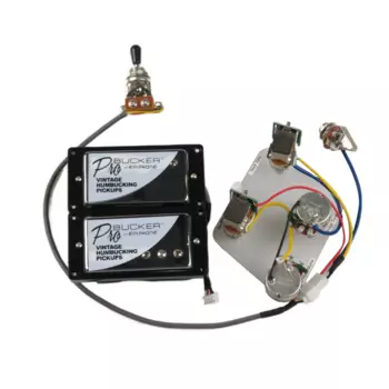 Гитарные звукосниматели Alnico 5 ProBucker Humbucker Звукосниматели Набор жгутов проводов Push/Pull