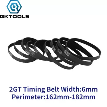 GKTOOLS GT2 Резиновый ремень ГРМ 6 мм 162-182 мм
