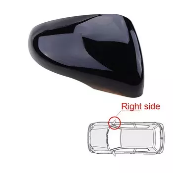 Гламурный Глянцевый Черный Зеркальный Чехол Для VW Golf 6 MK6 GTI R GTD 2008-2013, Боковая Крышка Зеркала Заднего Вида