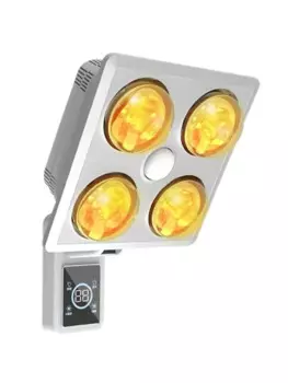 Главный нагреватель для ванной комнаты с нагревателем PTC и инфракрасной лампой нагрева 275 Вт * 4 настенный нагреватель для ванной Yuba Электрический нагреватель