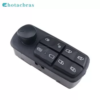 Главный переключатель панели управления окном, кнопка стеклоподъемника для грузовика Mercedes-Benz 0045455913 A 0045455913