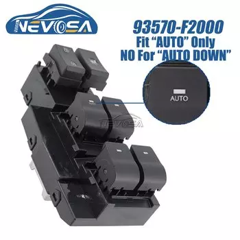 Главный выключатель стеклоподъемника evosa 93570-F2000 93570-F2100 93570-F2200 левый и автоматический для Hyundai Elantra 2017 2018 2019 2020