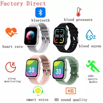 Глобальная Версия спортивные режимы активный Bluetooth Вызов 1,85 ''ЖК-дисплей IP67 водонепроницаемые спортивные часы для пары