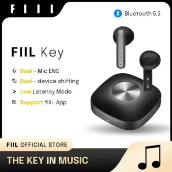 Глобальная версия FIIL Key Bluetooth 5,3 беспроводные наушники TWS ENC Наушники Hi-Fi музыка низкая задержка наушники Поддержка приложения