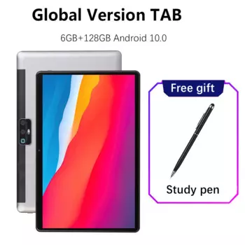 Global Version Tab Pad 10,1 дюймов 6 ГБ ОЗУ 128 ГБ ПЗУ Планшеты Android 10,0 WIFI / 4G LTE с двумя слотами для SIM-карт Оригинальный 6000 мАч