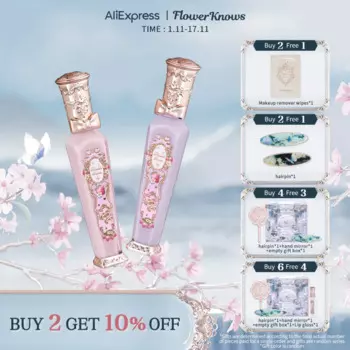 Glowy блеск для губ Flower Knows Strawberry Rococo Series