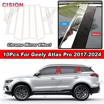 Глянцевая хромированная наклейка на панель автомобильной двери окна центральной колонны в C колонны центральной колонны отделочная наклейка для фотографий 2017-2024