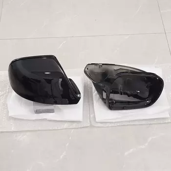 Глянцевые черные боковые крылья заднего вида, зеркальные крышки для Audi Q5 SQ5 8R 2009-2017 W/Side & Q7 4L 2010-2015