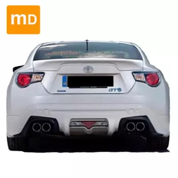 Глянцевый черный спойлер-крыло для Subaru GT86 2013-2019, комплект спойлера BRZ, верхние крылья, черные губы, обновленные аксессуары для автомобиля