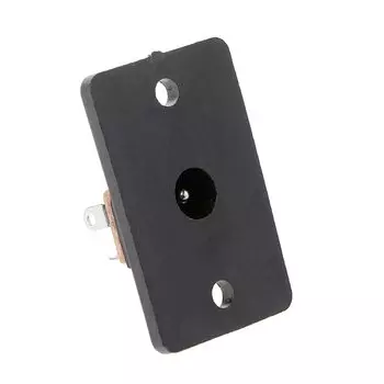 Гнездовая панель для цилиндрического гнезда, штекер постоянного тока 12 В, разъем питания 5,5x2,1 мм, штекер