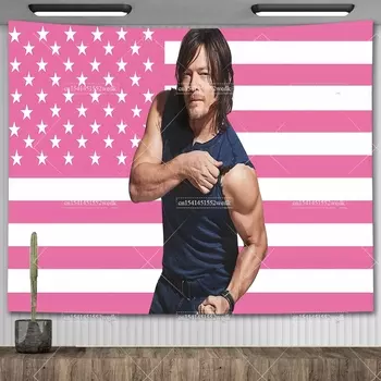 Гобелен FFO Розовый Американский Флаг