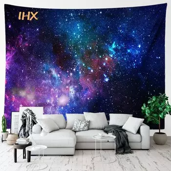 Гобелен HIHOQR космический, полиэстер/хлопок