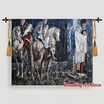 Гобелен "Провал сэра Гавейна" BROADING ART DECO 100% Хлопок 120x100 см