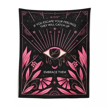 Гобелен "Растительный глаз" A BRIGHT RAINBOW